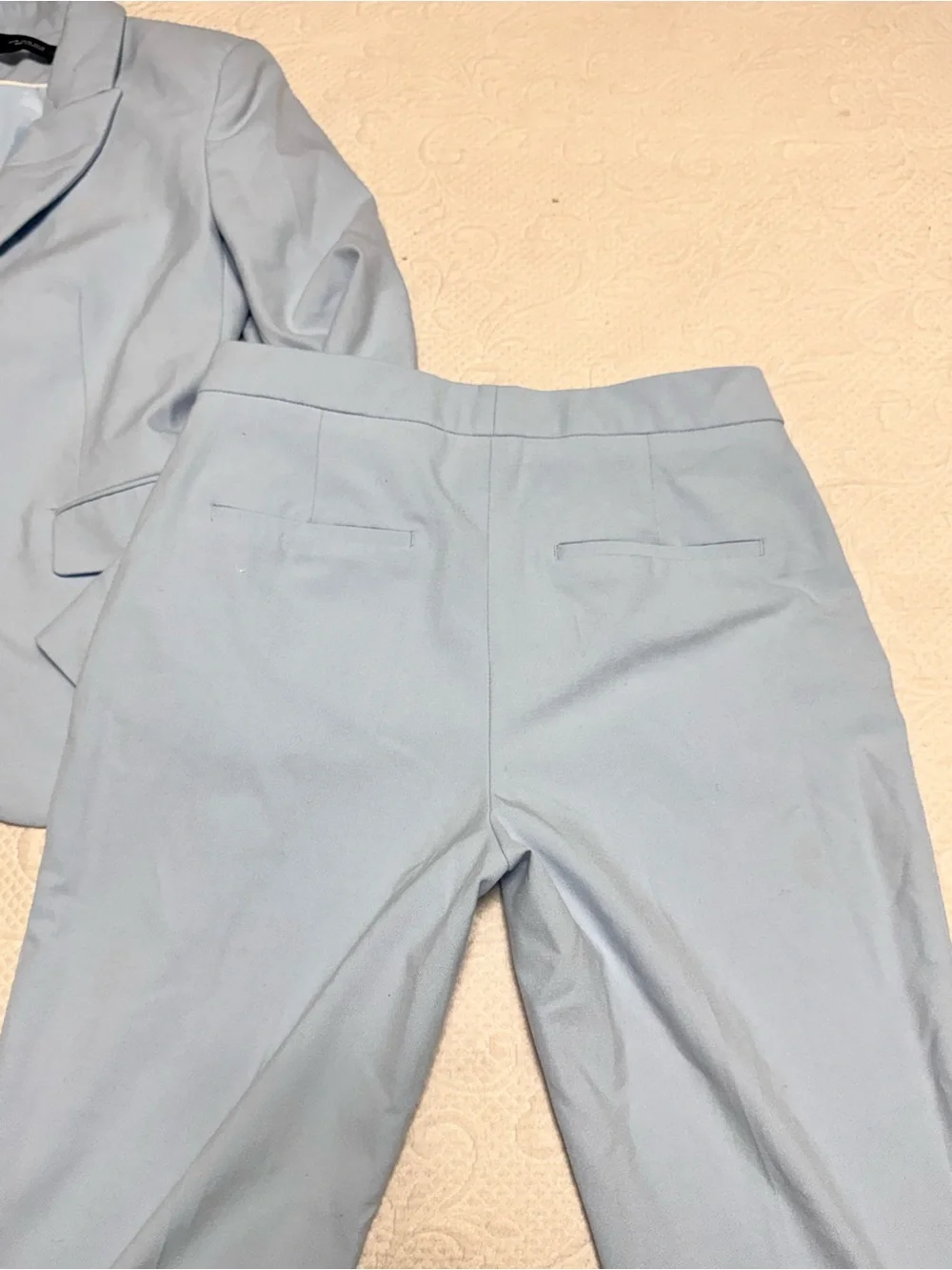 Light Blue women’s  Two-Piece Suit Blazer & Pants 2-4